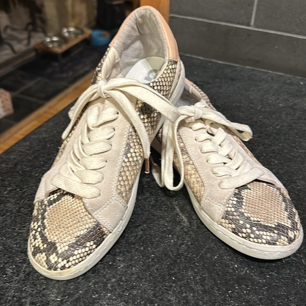 Dolce Vita snake embossed tennis shoes